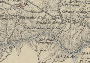 Recorte mapa general Segovia 1849
